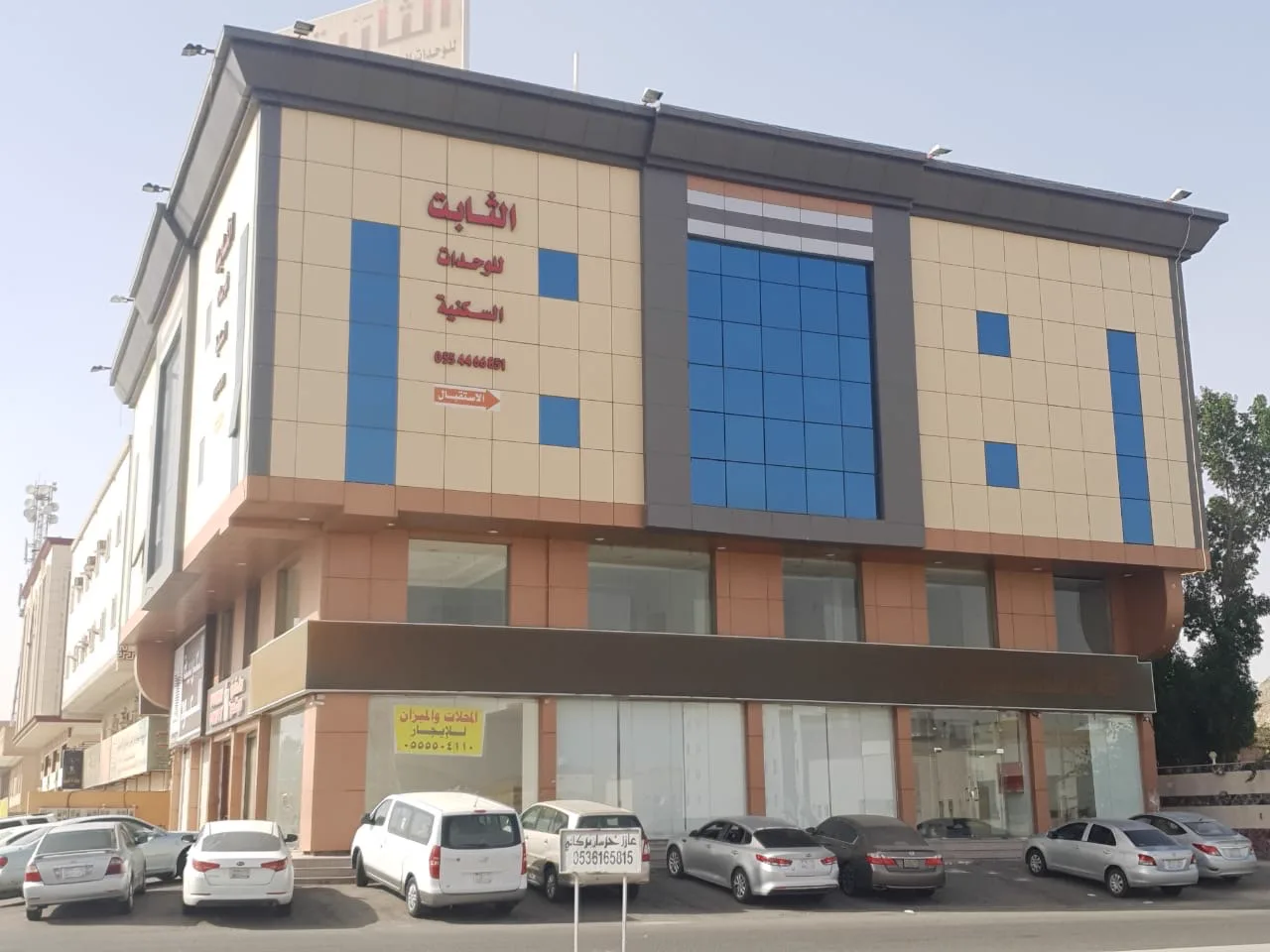 تكسية ألواح المنيوم كلادينج واجهة عمارة سكنية